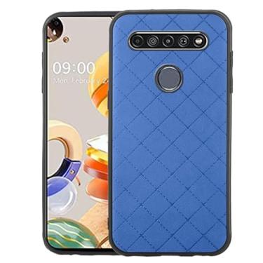 Imagem de ELISORLI Compatível com LG K61/Q61/K51S/K41S Capa robusta fina fina acessórios para celular antiderrapante borracha TPU proteção para celular capa de silicone macio à prova de choque para K 61 51S 41S