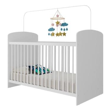 Imagem de Berço com Colchão Incluso Sonho Multimóveis Bb0515c Branco