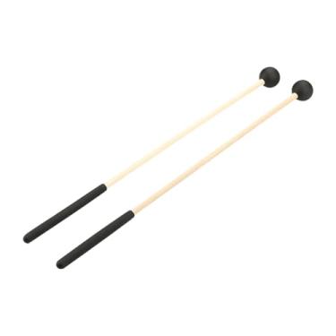 Imagem de Deevoka 2x Baquetas de madeira Baquetas de percussão Acessório de desempenho de palco Baquetas de marimba portáteis Baquetas de tambor Baquetas para