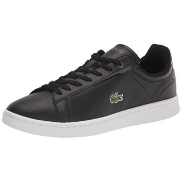 Imagem de Lacoste Tênis masculino Carnaby, Preto/cinza, 41