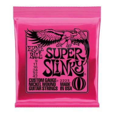 Imagem de Encordoamento de guitarra ernie ball 0.9