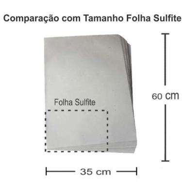 Imagem de Papel Jornal Tapete Pet Limpo Absorvente Biodegradavel 60x35 cm 400uni