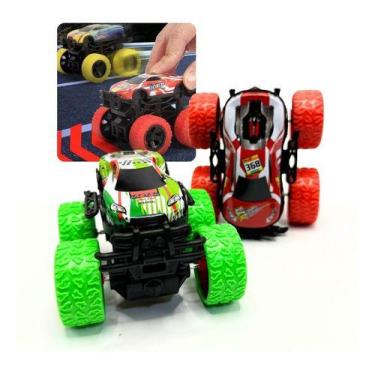Imagem de Kit 2 Carrinhos De Brinquedo Fricção Carros Monster Trucks - Duarte Sh