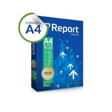Imagem de Papel Sulfite A4 Resma com 500 Folhas - report