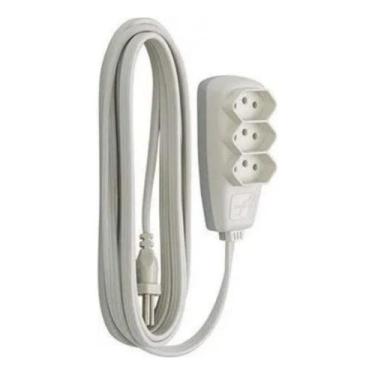 Imagem de Extensao Sort Pp 3x0,75 2p+t 10a Gelo 1.3m Daneva