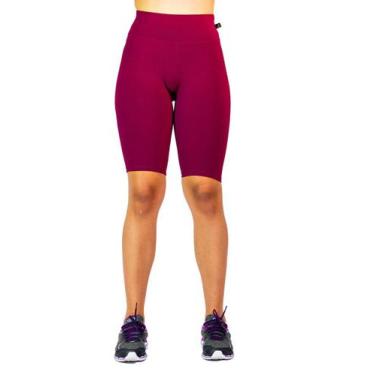 Imagem de Bermudas Fitness Suplex Feminina Cintura Alta Academia Pronta Entrega 