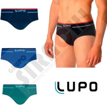 Imagem de Kit 6 cuecas slip lupo sem costura conforto lupo 624, Sortidas, GG