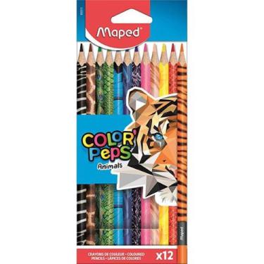 Imagem de Lápis de Cor 12 Cores Color Peps Animals Maped