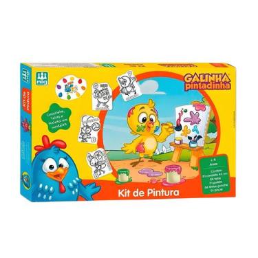 Imagem de Kit de Pintura Infantil Galinha Pintadinha Nig Brinquedos