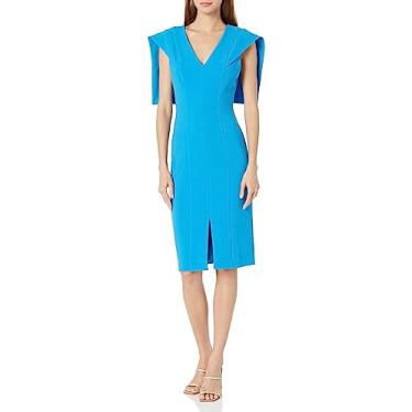 Imagem de Black Halo Bainha Maxton feminina, Azul (candy), 44