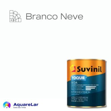 Imagem de Toque Seda Suvinil Acetinado 3,2L, BRANCO NEVE, 3,6L