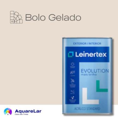 Imagem de Evolution Acrílico Leinertex Semibrilho 18L, BOLO GELADO