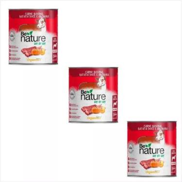 Imagem de Kit 3 Pastinha Organnact Sabor Carne Be Nature 300g