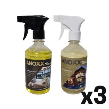 Imagem de Kit Pro 1 Anoxx Clean - Limpeza correta para esquadrias de alumínio