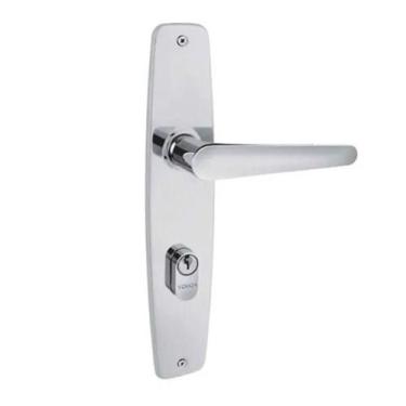 Imagem de Fechadura Externa Vouga Para Porta 55mm Espelho Cromado