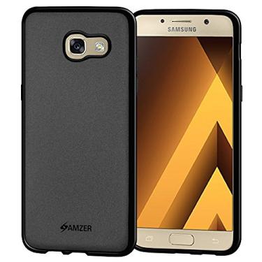 Imagem de AMZER Capa protetora fina de gel macio de TPU (poliuretano termoplástico) à prova de choque para Samsung Galaxy A5 2017 SM-A520F - preta