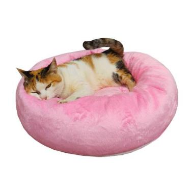 Imagem de Caminha Pet Redonda De Pelúcia Para Cachorros E Gatos TAM: M - Lalu en