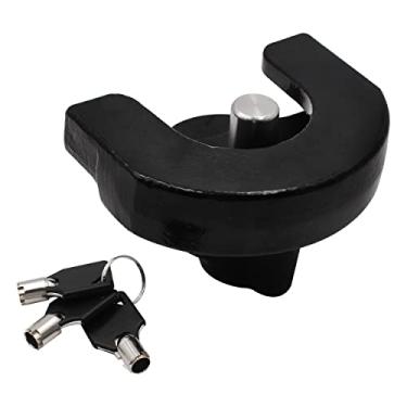 Imagem de Trava de acoplador de 5 cm, compatível com trava de reboque de barco/trava de acoplador de reboque/trava de trailer (apenas para acopladores específicos de 5 cm)