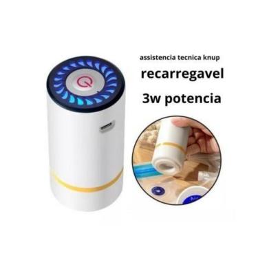 Imagem de Bomba Elétrica Sucção À Vácuo Recarregável Usb Saco Plástico - knup