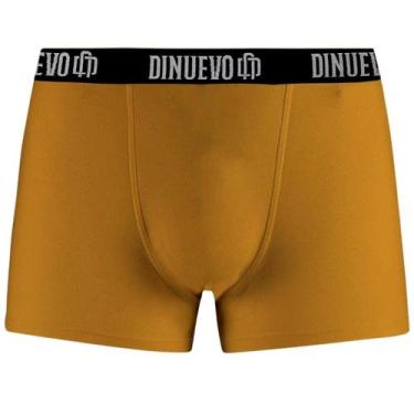 Imagem de Cueca Box Boxer Di Nuevo Em Algodão Confortável, Amarelo, M