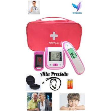 Imagem de Termômetro Digital Infravermelho Testa+ Aparelho de Pressão Digital+ O