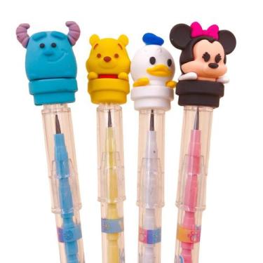 Imagem de Lapiseira Troca Ponta Sulley Ursinho Pooh Pato Donald Minnie - Kawaii