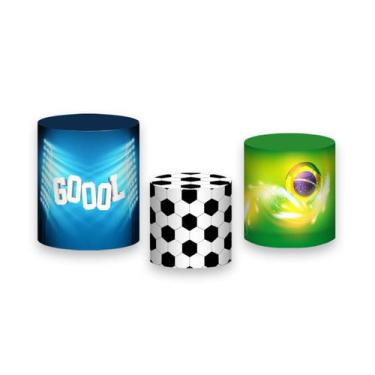Imagem de Trio De Capa Cilindro - Futebol Copa do Mundo Gool 006 - Via Cores