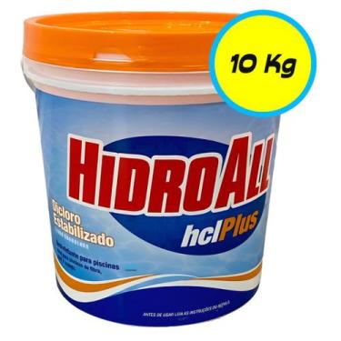 Imagem de Cloro Granulado Hcl Plus Dicloro Estabilizado Hidroall 10kg