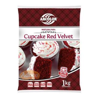 Imagem de Mistura para cupcake red velvet 1kg arcolor - ARCÓLOR