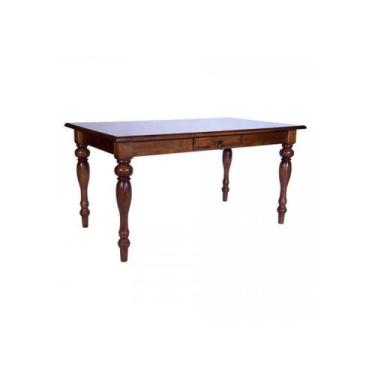 Imagem de Mesa 120x80 com 1 Gaveta e Pé Torneado - Tommy Design - Ativa Industri