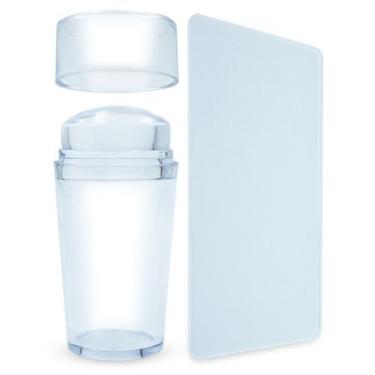 Imagem de Carimbo de Silicone Decoração Unhas com Raspador Francesinha - Arte Se