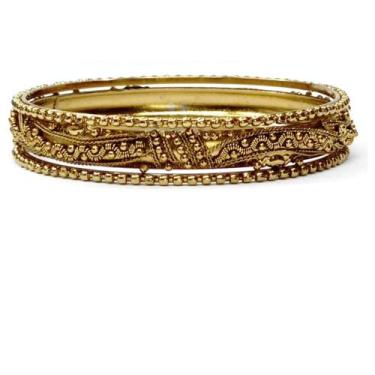 Imagem de Conjunto de Pulseiras Indiana Dourada - Loja da Índia