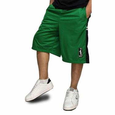 Imagem de Bermuda Basquete Masculina M10 Action Stick, Verde, P