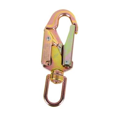 Imagem de Dynwave Mosquetão de travamento com fecho giratório, mosquetão de escalada, mosquetão giratório para acampamento, fixação de coleira de cachorro, aÇo