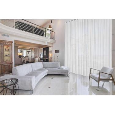 Imagem de Cortina Firenze voil sala e quarto 6M x 5M - SAFIRA ENXOVAIS, Branco