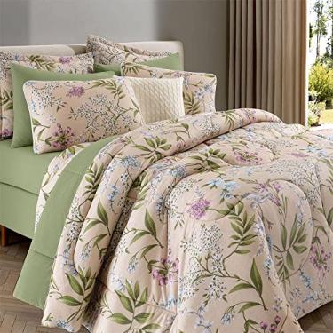 Imagem de Jogo De Cama King 100% algodão 3 Peças Vivaldi Estampado Lucerna