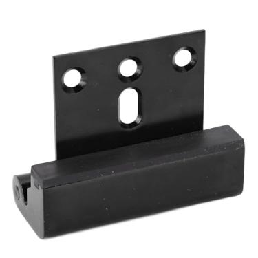 Imagem de Fechadura de Segurança Doméstica, Força de 800 Libras para Evitar Entrada Não Autorizada, Fechadura de Reforço de Porta de Liga de Alumínio para Quarto (Preto)