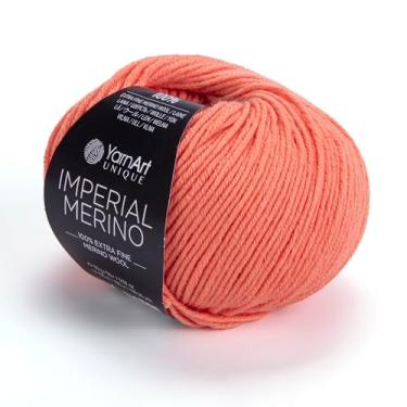 Imagem de YarnArt Fio de merino imperial exclusivo - 100% lã merino extrafina, fio macio luxuoso para tricô, crochê, roupas de bebê, cachecóis, suéteres, 50 g, 109 jardas (3316)