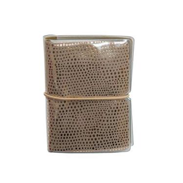 Imagem de Carteira feminina para cartão de crédito e lealidade, porta-cupons, mini organizador de álbum de fotos, Specled Gold, one size