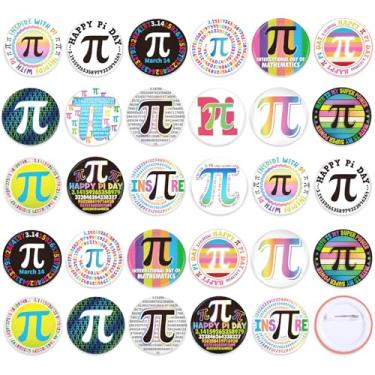Imagem de Cinrobiye 30 peças de acessórios para sala de aula, Dia Internacional da Matemática, Dia Internacional da Ciência, Prêmios de sala de aula, presente educacional, Plástico Metal