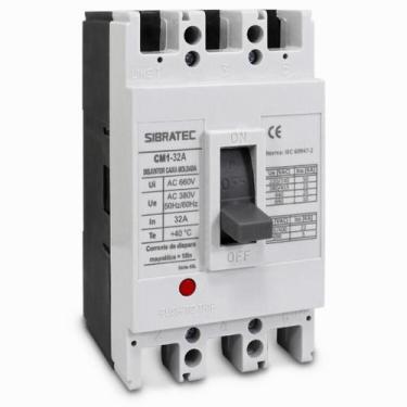 Imagem de Disjuntor Trifásico  Caixa Moldada CM1 - SIBRATEC