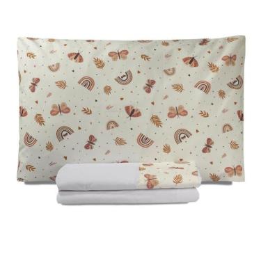 Imagem de Jogo de lençol Moderninhos Montessoriano Mini Cama 100% Algodão - Iv E