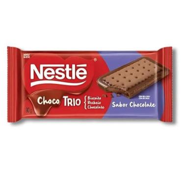 Imagem de Chocolate Nestlé Chocotrio Chocobiscuit 90g, 90g, 1, Chocolate ao Leit
