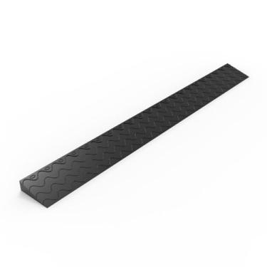 Imagem de Henka Rampas De Soleira De Elevação De 1,2" Para Portas, Rampa Para Cadeira De Rodas Para Degraus De Casa, Rampa De Soleira De Porta Com Superfície Antiderrapante (Cor: Preto, Tamanho: 39 X 3,94 X 1