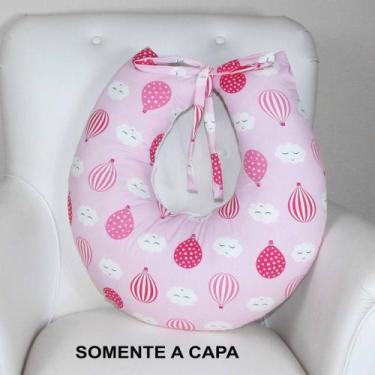 Imagem de Capa de Almofada Amamentação - NoBrand, Balão Pink