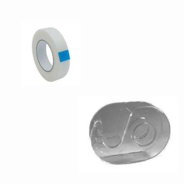 Imagem de Kit 1 Fita Adesiva  + 1 Suporte De Fita Alongamento Cílios - LULLU PER