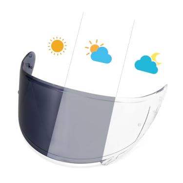 Imagem de PSLER Viseira fotocromática CWR-1 - RF-1200 Viseira X14 de substituição para CWR-1 RF 1200 X-Spirit NXR Z7 X14 NX NZ, fotocromática