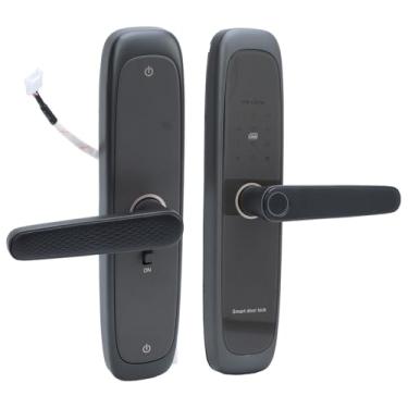 Imagem de Fechadura Inteligente da Maçaneta da Porta Com Teclado de Impressão Digital, Controle Habilitado para WiFi, Entrada Sem Chave, Senha Dinâmica, Acesso de Emergência para o (5050)