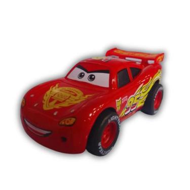 Imagem de Relâmpago McQueen Carros Carrinho de Fricção  - Miniatura em Ferro 12c