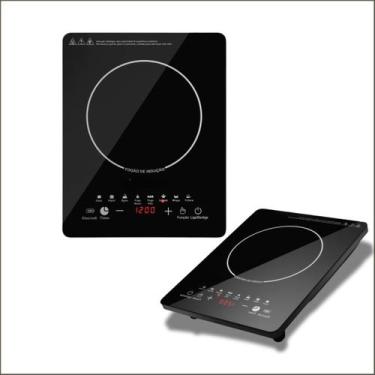 Imagem de Cooktop Indução Magnética Portátil Moderno Cozinhas Compactas Versátei
